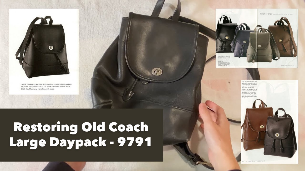 Cleaning and Conditioning Old Coach Classics: The Large Daypack | Model 9791