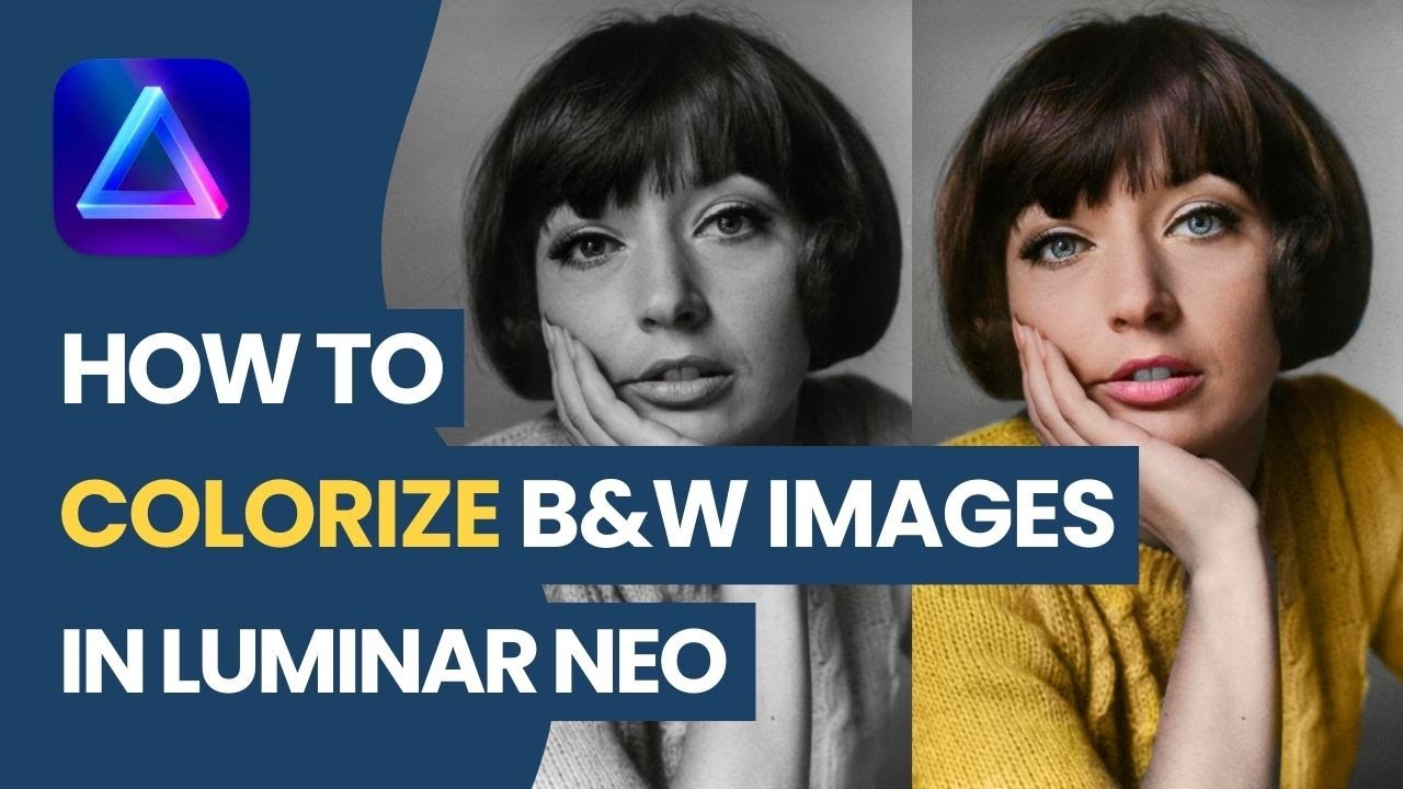 Luminar NEO: How to COLORIZE Black and White Photos