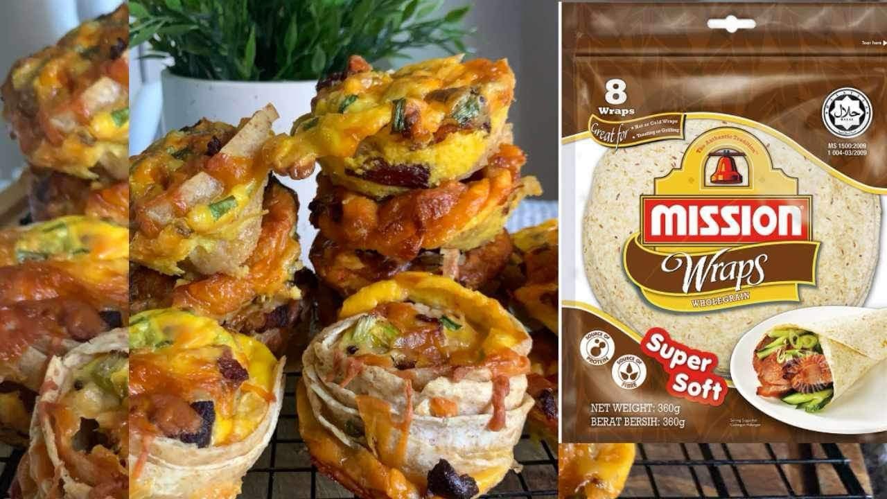 The Best Tortilla Egg Muffins - Easy Breakfast Recipe.