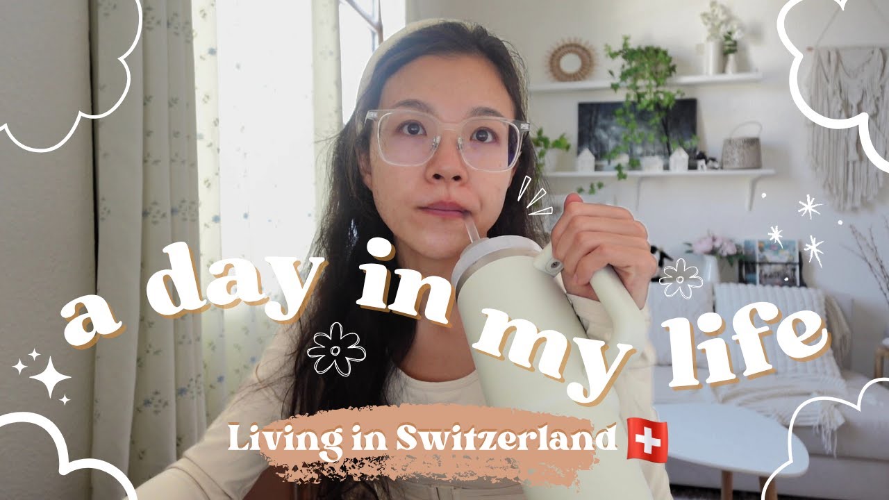 LIVING IN SWITZERLAND | A *realistic* day in my life living in Switzerland as a content creator