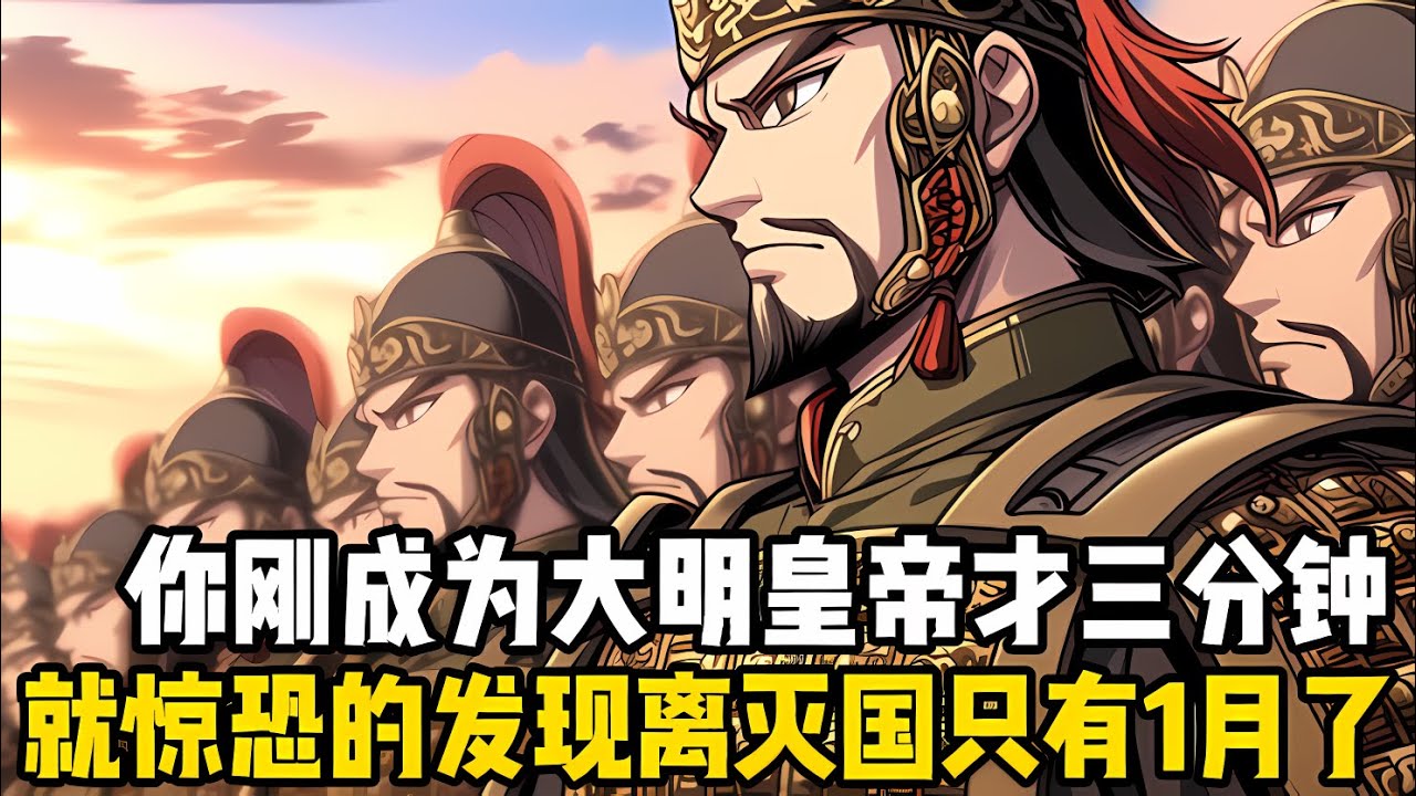 你剛成爲大明崇禎皇帝不到三分鐘，就驚恐的發現李自成已經逼近居庸關，一旦那裏失守便可直達北京城下，此時大明滅亡隻剩不到一個月時間瞭#漫画 #小说 #爽文