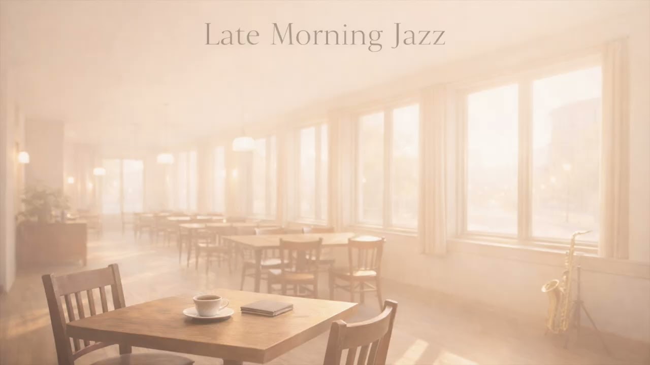 Late Morning Jazz ☕ Calm Cafe BGM for Work & Daily Routine | 1 Hour