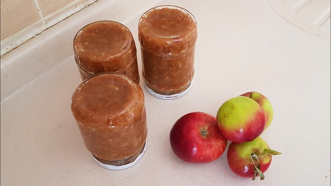 Kurabiye, Tart ve Kahvaltınız için Elma Marmelatı Konservesi