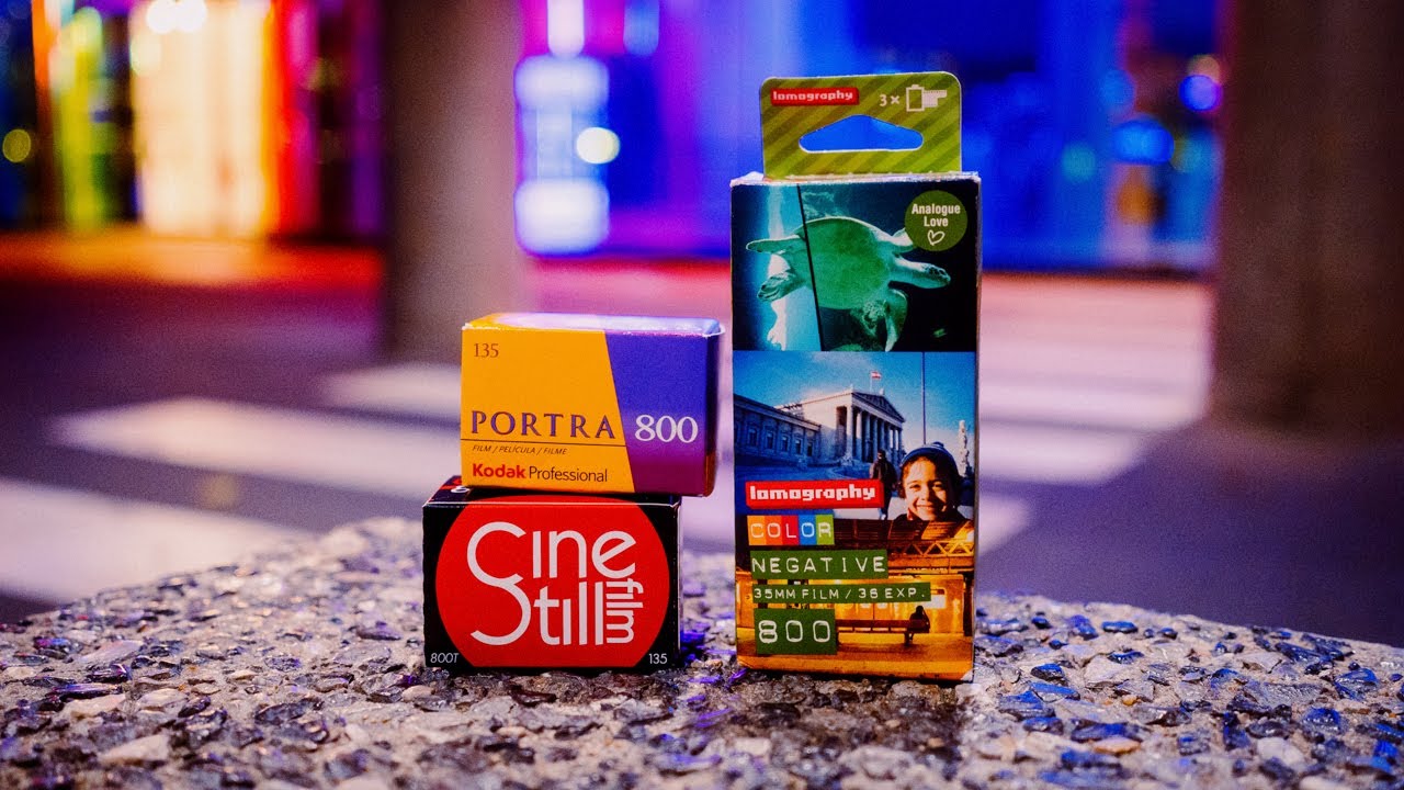 Portra 800 vs Lomo 800 vs CineStill 800T