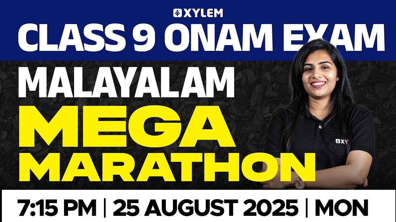 Class 9 Malayalam | ONAM EXAM - MEGA MARATHON | Xylem Class 9
