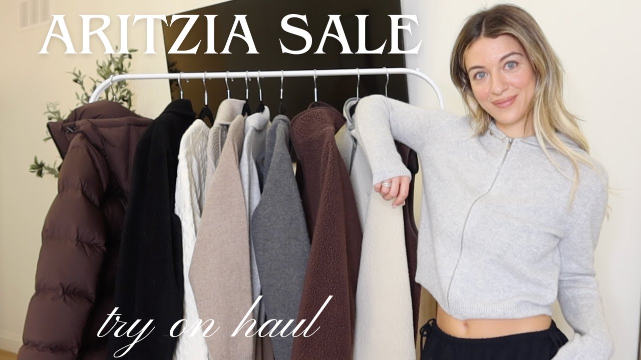 Пятидневная распродажа ARITZIA BLACK 2025. Примерка одежды | Собираю зимний капсульный гардероб