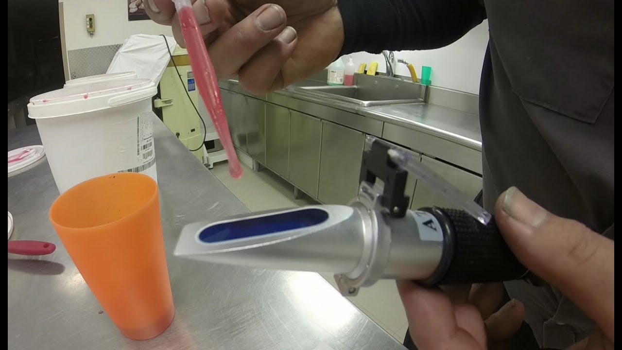 Mesurer le degré Brix (°Bx) du jus d'Airelles