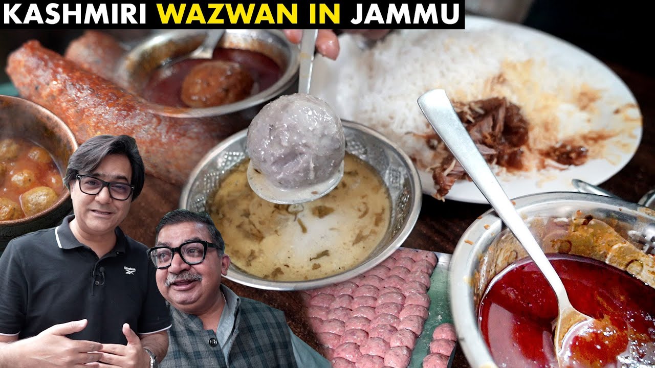 Wazwan in Jammu | Kashmiri Wazwan at Billu Di Hatti Jammu | Non Veg Street Food In Jammu