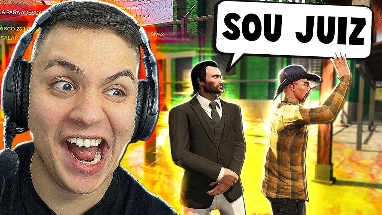 MENTI QUE SOU JUIZ no GTA RP 😂 (Geral acreditou) Paulinho o LOKO