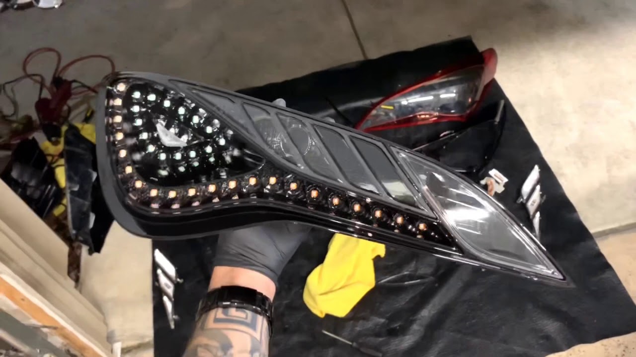 Modifying genesis coupe tail lights
