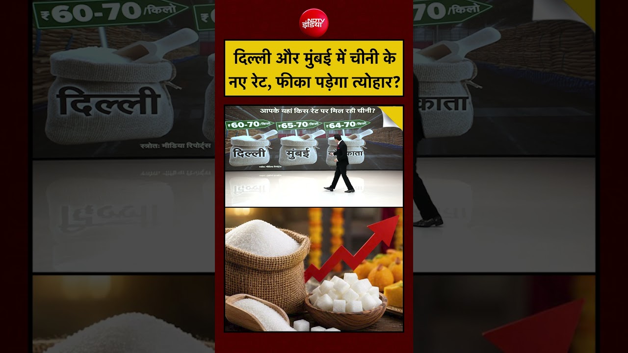 Syed Suhail | Sugar Price Today | Delhi और Mumbai में चीनी के नए रेट, फीका पड़ेगा त्योहार? #shorts