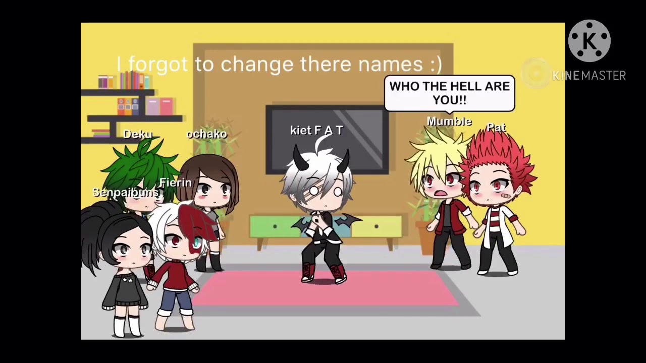 BNHA/MHA reaction to Deku and bakugo vs nine ||Gacha life|| (Izuocha) (kiribaku) (todomomo)