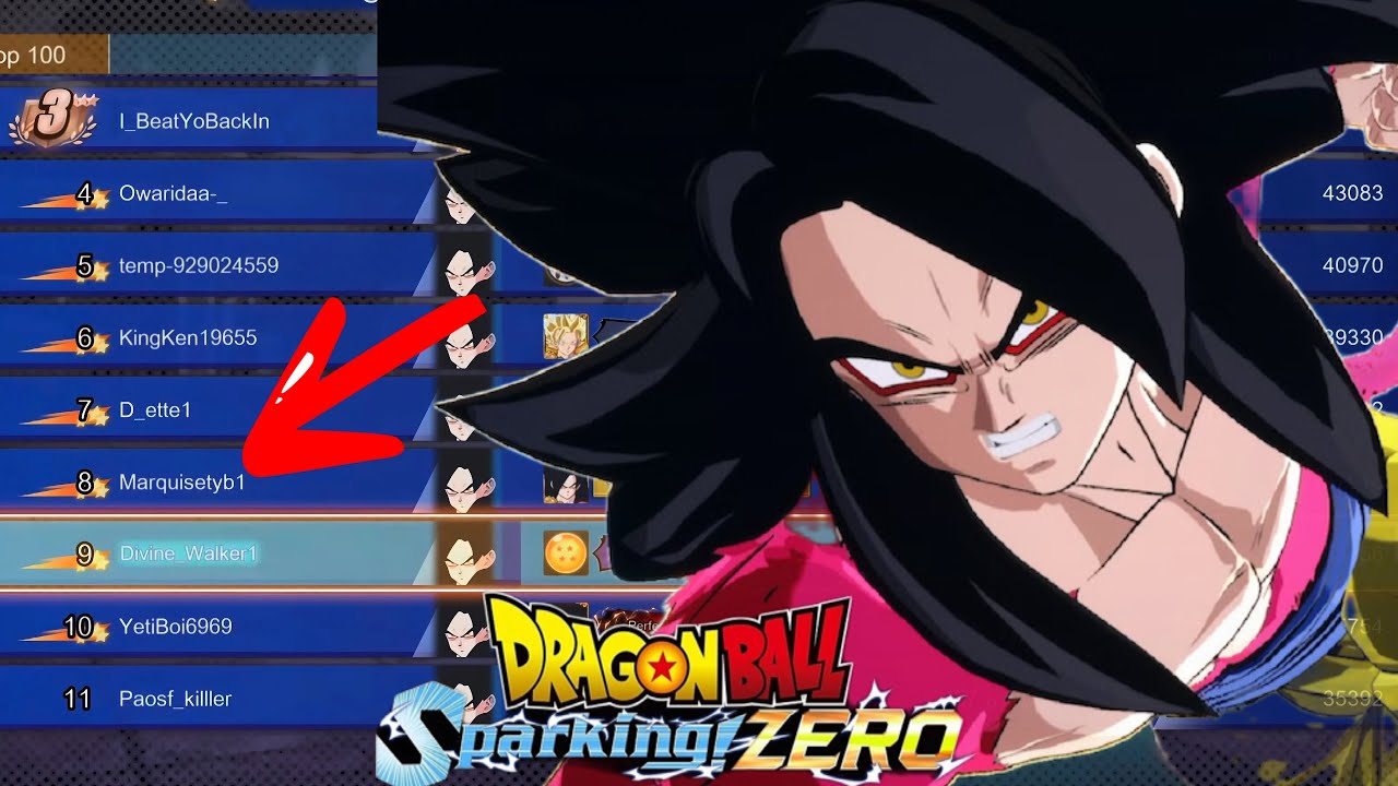 Becoming Number 9 Best Ssj4 Goku In Rank Season 2 | Dragon Ball Sparking Zero: Singles