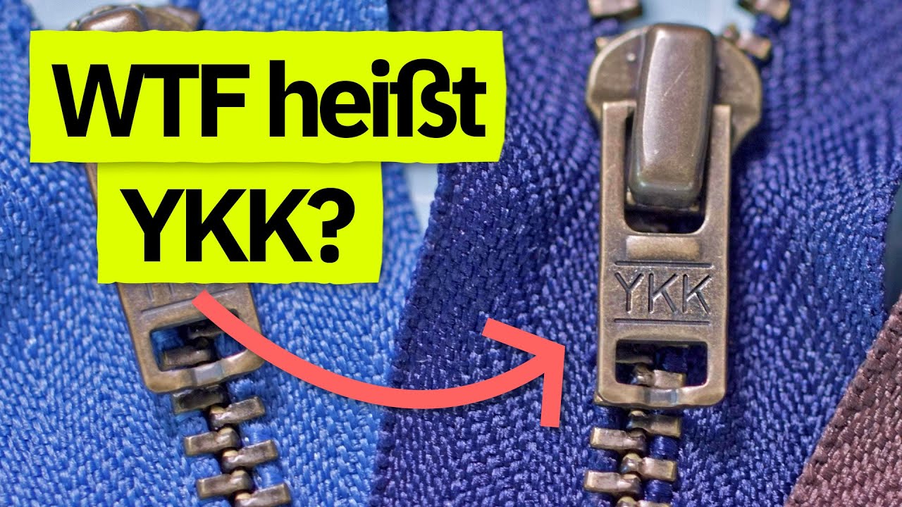 Почему на всех ваших молниях написано YKK?