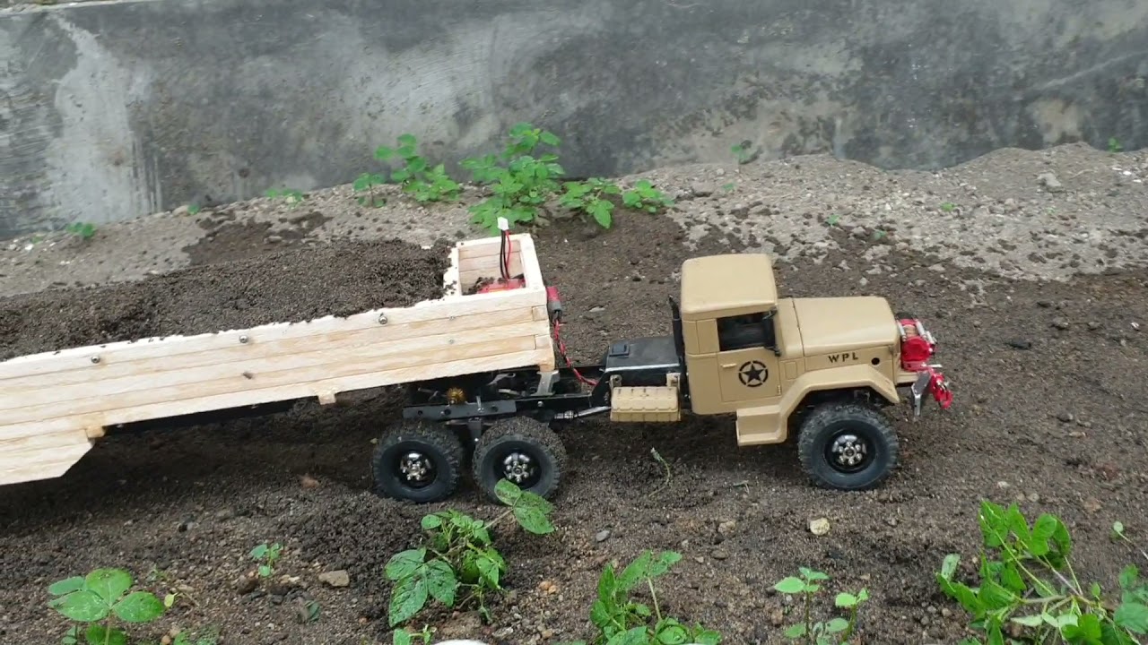 WPL B16 trailer : test jalan