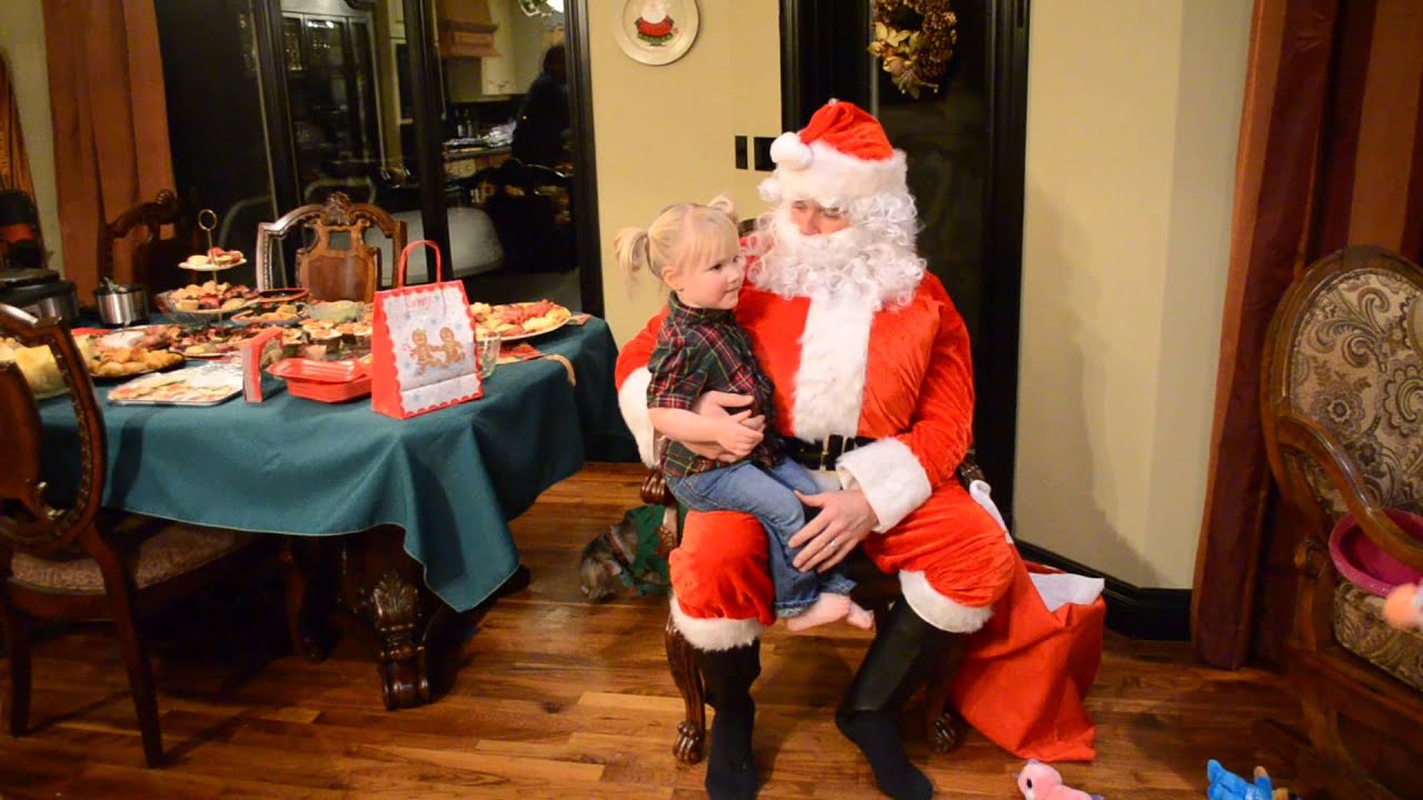 Santa comes for a surprise visit