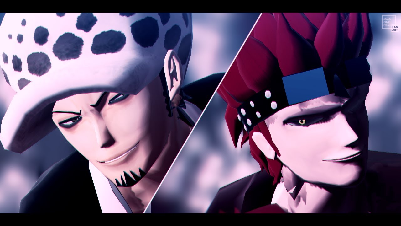 【MMDワンピ】ロー＆キッドで極楽浄土【和装】