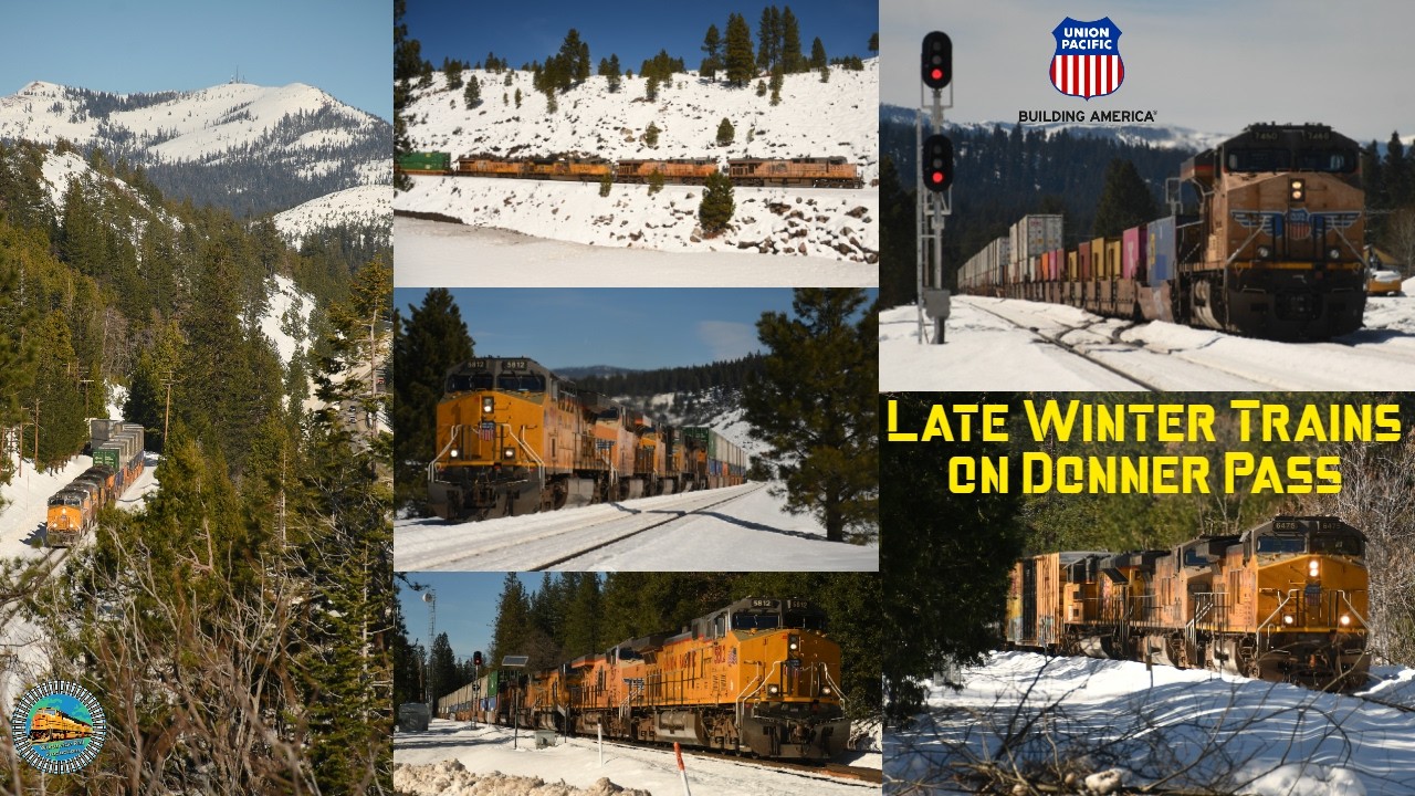 Late Winter Trains on Donner Pass
