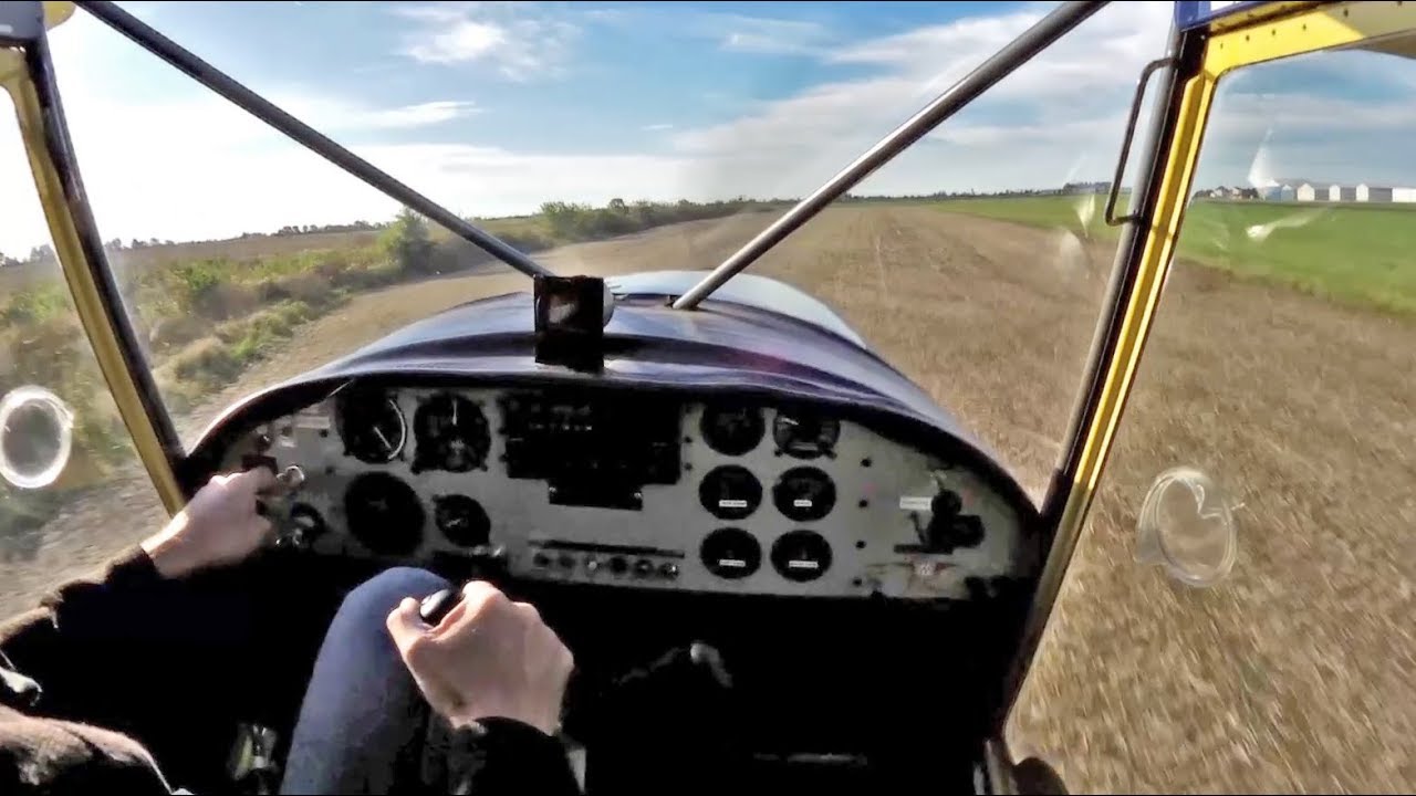 Flying the Zenith STOL from a bean field