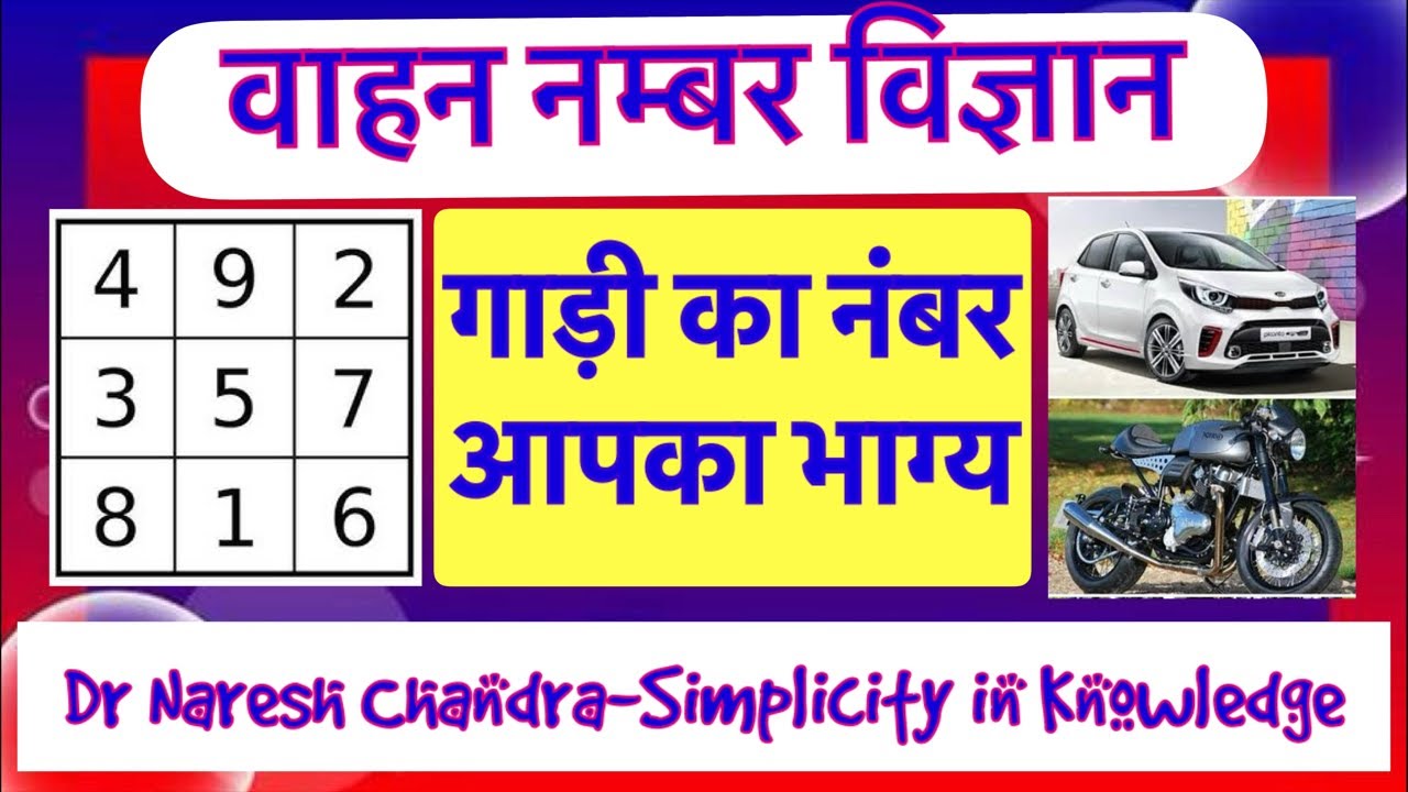 L197- वाहन नम्बर विज्ञान (Vehicle Numerology) पर आपके वाहन का नम्बर क्या हो- रोचक चर्चा