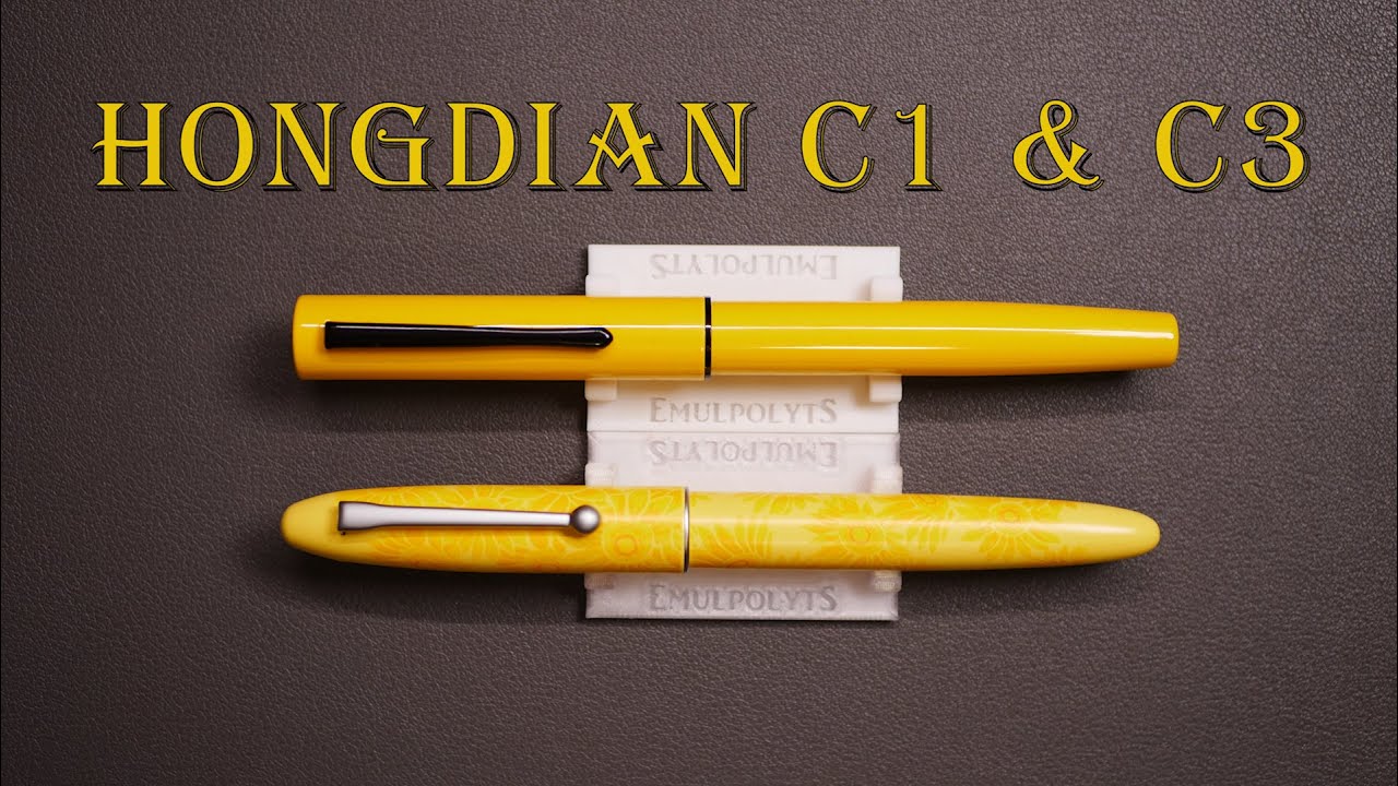 Stylo-plume Hongdian C1 & C3: présentation, essai et avis