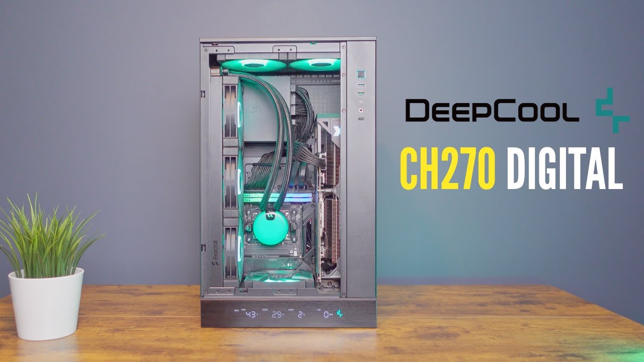 Обзор DeepCool CH270 DIGITAL — насколько он хорош на самом деле? | Корпус Micro-ATX | Сборка ПК с...