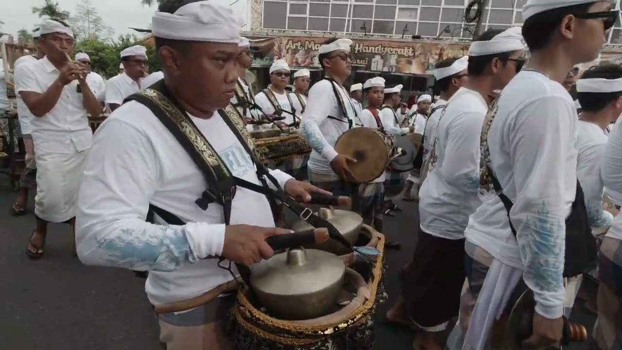 Baleganjur x Angklung Melasti Banjar Nyanyi Desa Beraban Tanah Lot