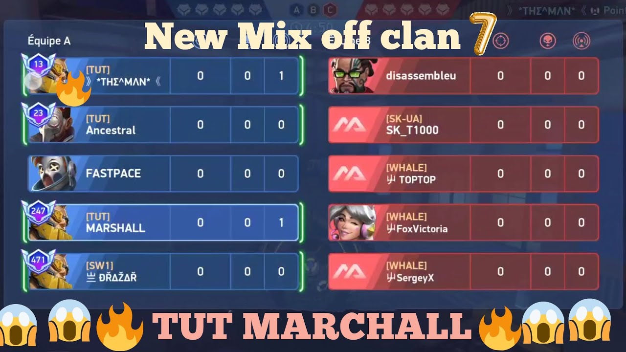 TUT MARSHALL  Vs mix strong clan 7 #pilot #mecharena #gaming #mobilelegends #mech #jeux #robot #em