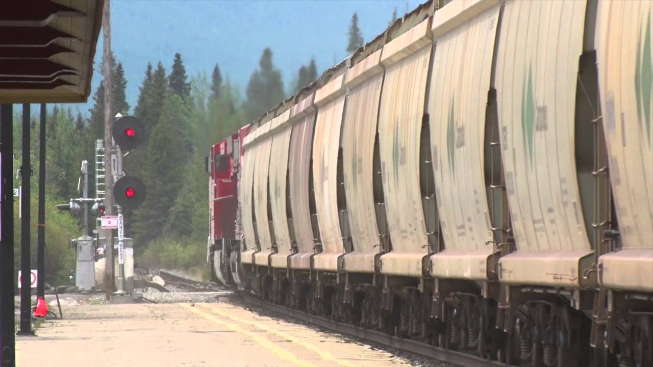 CP Potash train through Banff.