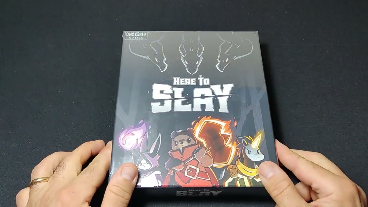 17° video - Unboxing di HERE TO SLAY + le 2 Espansioni.