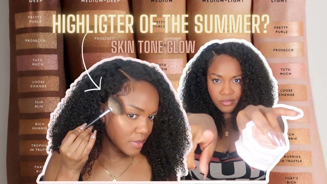 FENTY DEMI GLOW HIGHLIGTERS : THAT'S RICH, TROPHIES IN TRUFFLE , RICH HUNNIE SWATCHES & COMPARISONS