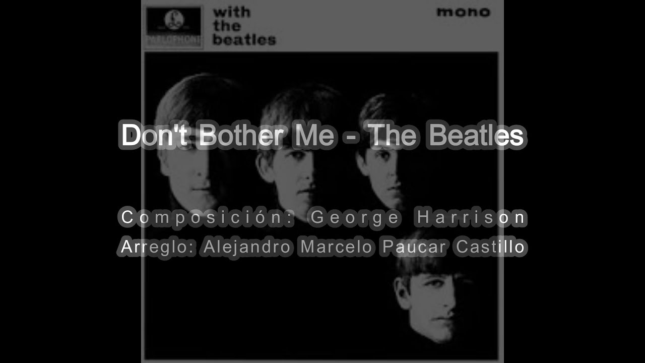 Don't Bother Me - The Beatles (Big band Ensemble Arrangement)
