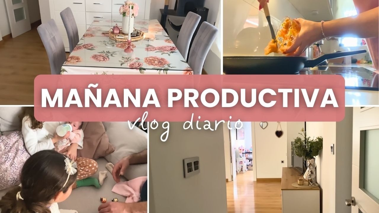 RUTINA DE MAÑANA REAL COMO MAMÁ DE 3 👶👧👧 | LIMPIEZA A FONDO DE LUNES
