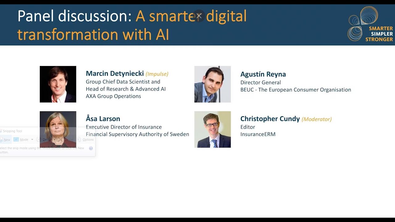 EIOPA Conference 2024: Panel discussion: A smarter digital transformation with AI