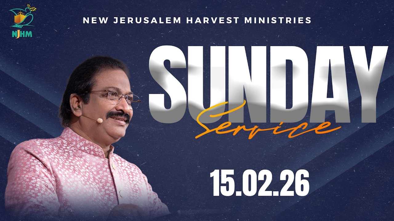 Sunday Service | Bishop Dr. V. Rangaraju | NJC Bangalore | 15th Februray 2026 | NJHM