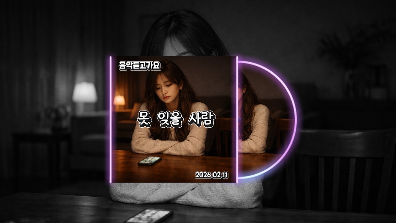 못 잊을 사람 | 음악듣고가요 (2026.02.11)