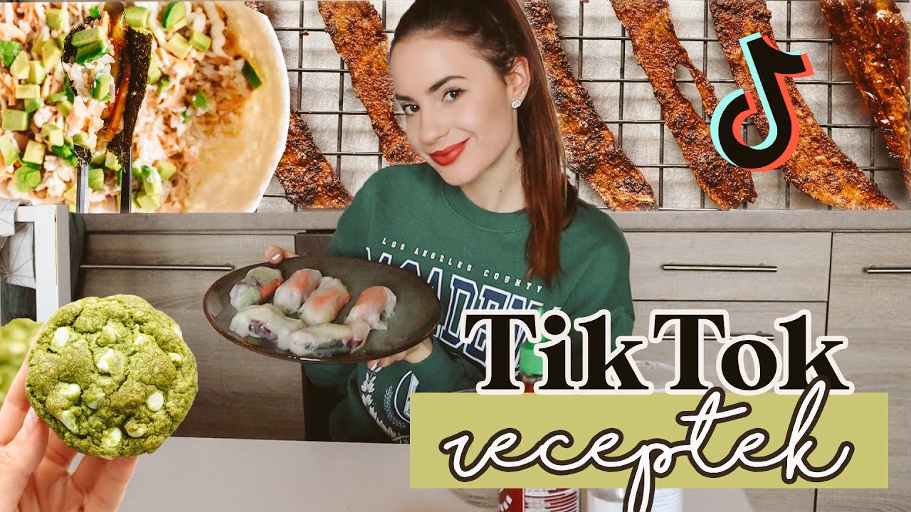 TikTok RECEPTEK 3. rész: banánhéj bacon és matcha süti?!