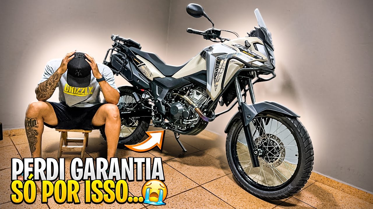 A HONDA NÃO QUER QUE VC DESCUBRA ISSO, PERDI A GARANTIA DA SAHARA 300 0KM