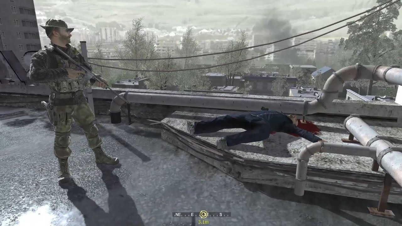 Call of Duty 4 Modern Warfare - Ep 13 Грехи отцов
