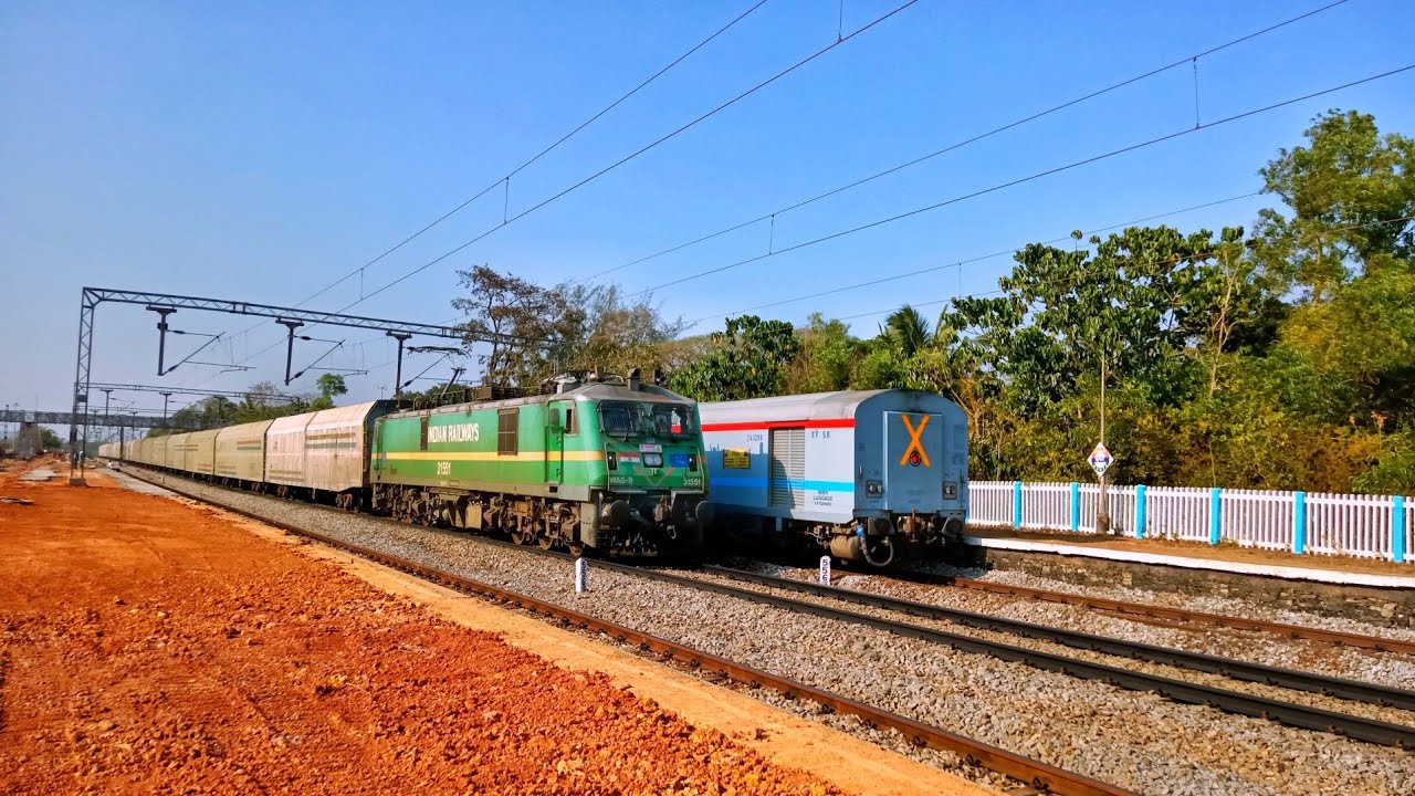 Car Carrier BCACBM Freight flies high powered by BRC WAG9 | Pilots Acknowledge | Kumta.
