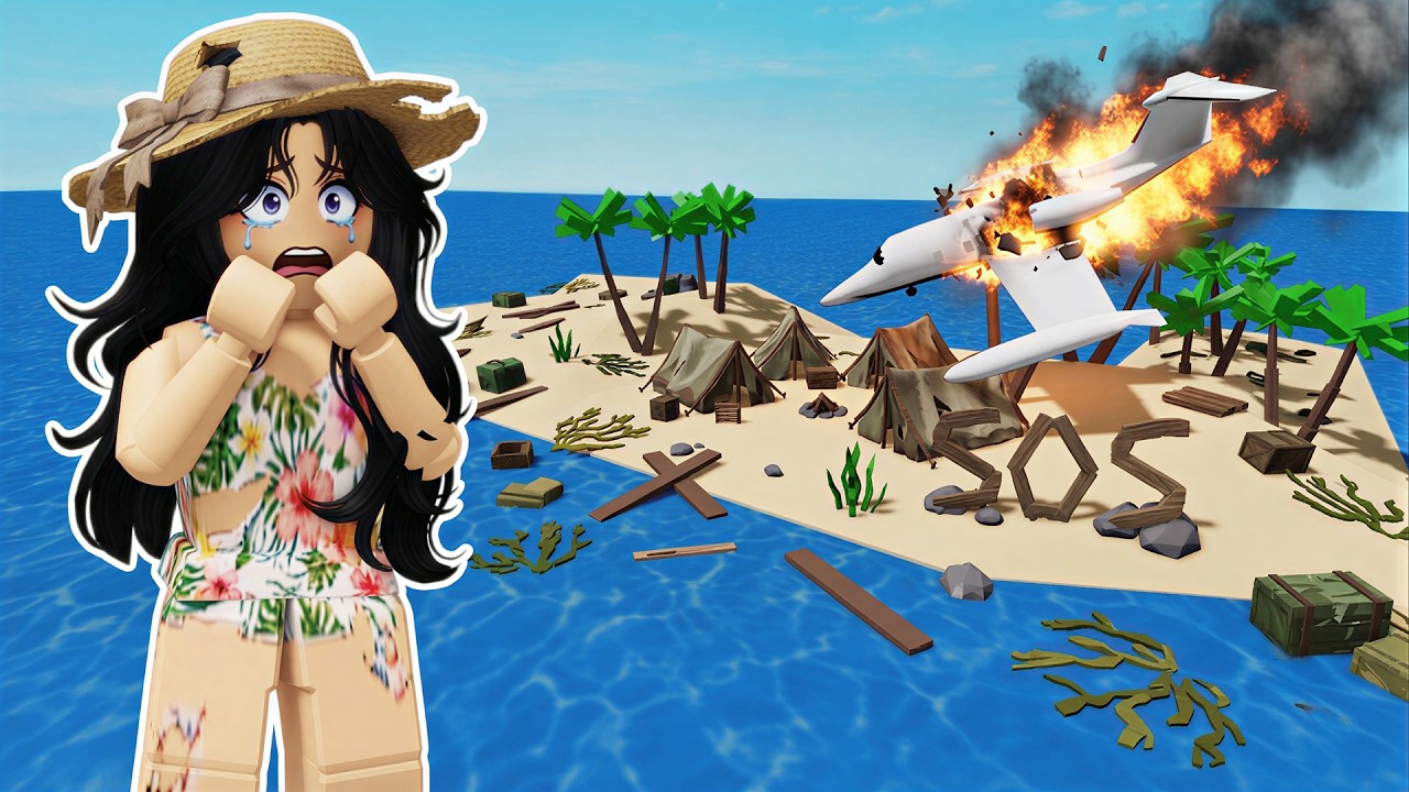MON AVION SE CRASH SUR UNE &Icirc;LE SUR BROOKHAVEN ROBLOX !