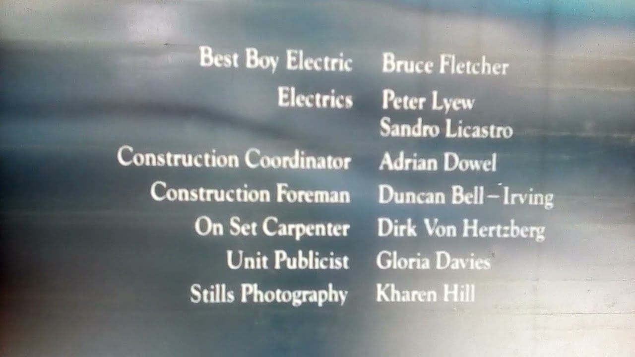 Edgemont CBC End Credits (2001)