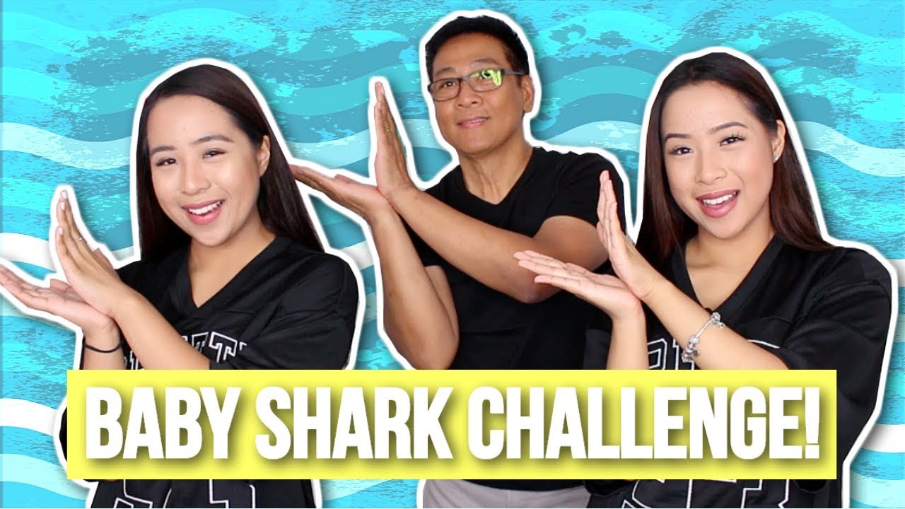 Baby Shark Dance Challenge w/ our Dad! | Caleon Twins