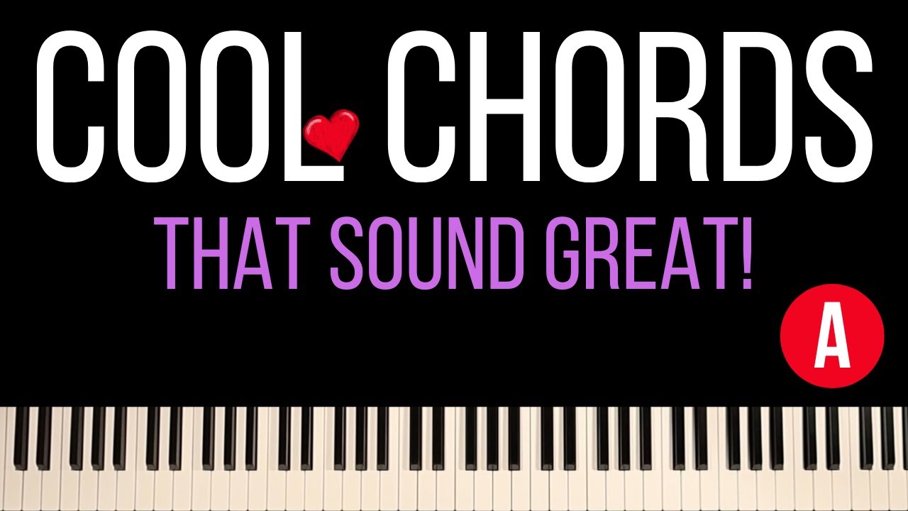 PIANO CHORDS FOR THE KEY OF A