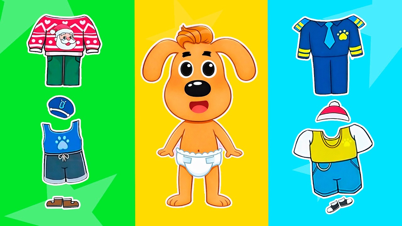 Dress Up Game with Sheriff Labrador Friends 👗 Fun Outfit Challenge for Kids  SuperKID