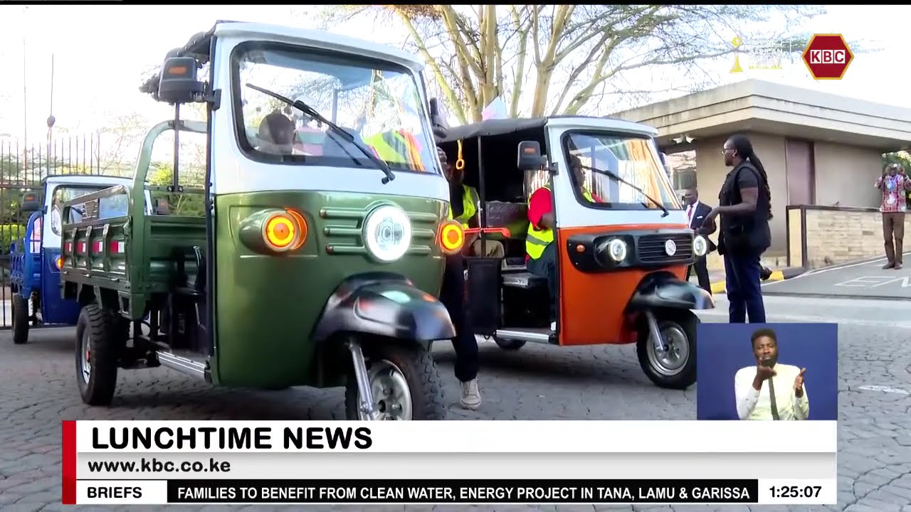 Electric tuk tuks launched in Nairobi
