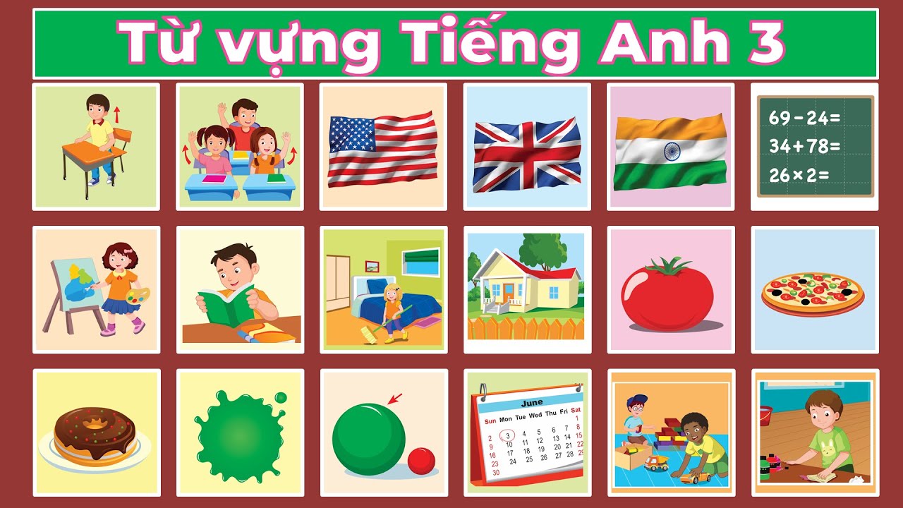 Cô Thanh Nấm hướng dẫn đọc  200 từ vựng tiếng Anh lớp 3 chương trình i - learn smart start
