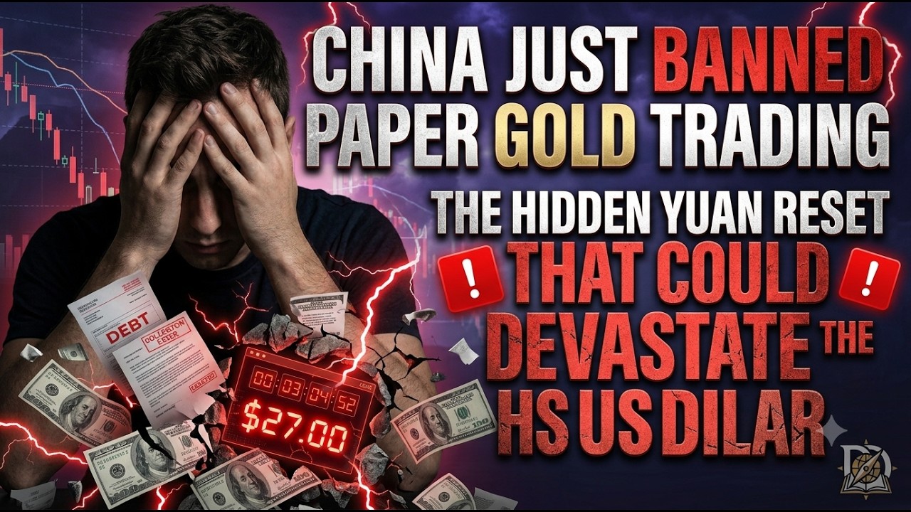 China Just Banned Paper Gold Trading: The Hidden Yuan Reset That Could Devastate The US Dollar