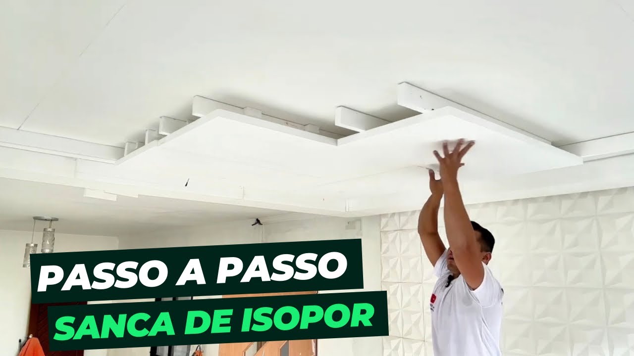 Como Fazer uma Sanca de Isopor em poucos minutos/DIY