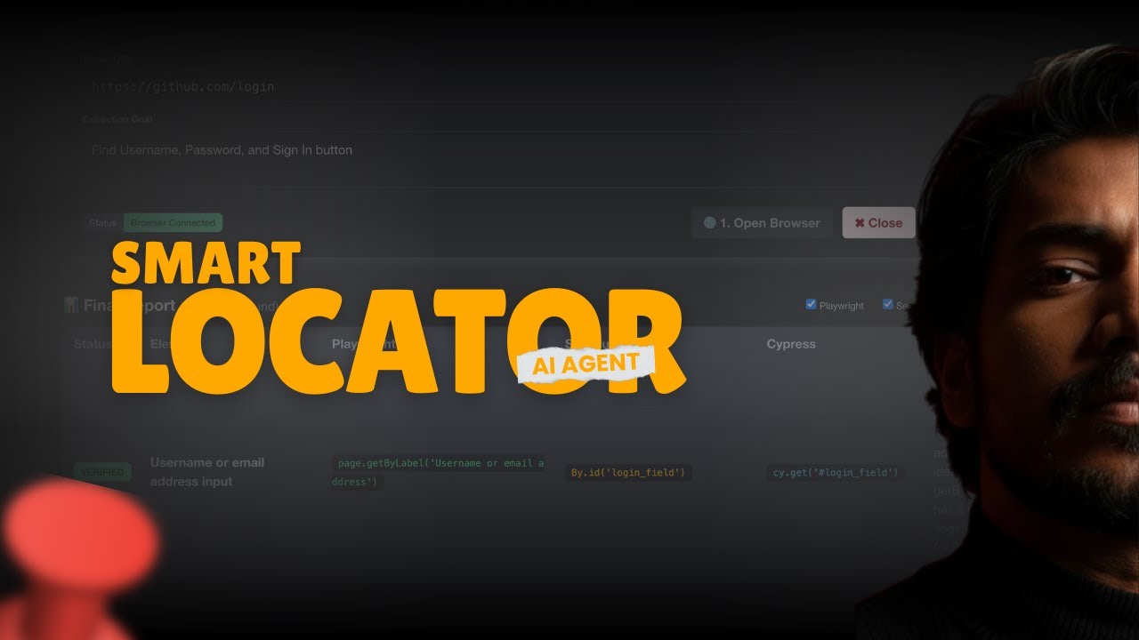 Zbudowałem swojego pierwszego agenta AI &ndash; Smart AI Locator &ndash; automatyzacja test&oacute;w
